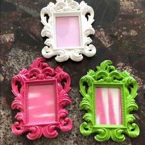 Colorful frames (3)  for 2 1/2” x 3 1/2” pictures
